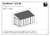 Palram SanRemo 3x5.46 Instrucciones De Montaje