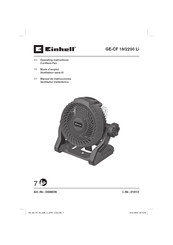 EINHELL GE-CF 18/2200 Li Manual De Instrucciones