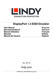 Lindy DisplayPort 1.4 EDID Emulator Manual Del Usuario