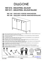 Diagone SEJOUR E16 Instrucciones De Montaje