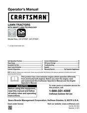 Craftsman 247.27334 Manual Del Operador