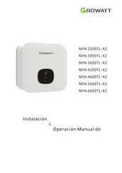 Growatt MIN 2500TL-X2 Manual De Instalación Y Operación