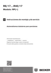 Becker R30/17RP Instrucciones De Montaje Y De Servicio