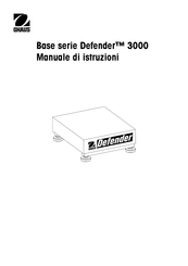 OHAUS Defender 3000 D60VL Manual De Instrucciones