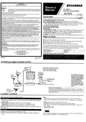 Sylvania 6419TA Manual Del Usuario
