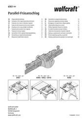 wolfcraft 6901 000 Traduccion Del Manual De Instrucciones Originale