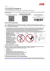 Abb ACS580-01 Guía De Rápida Instalación