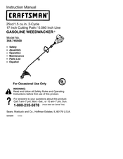 Craftsman WEEDWACKER 358.745500 Manual Del Usuario