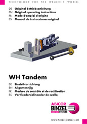 Abicor Binzel WH Tandem Manual De Instrucciones Original