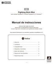 HORI Fighting Stick Mini Manual De Instrucciones