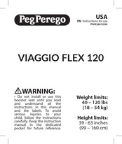 Peg-Perego Viaggio FLEX 120 Instrucciones De Uso