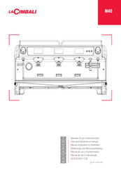 LaCimbali M40 Manual De Uso Y Mantenimiento