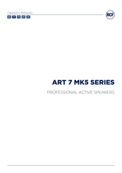 rcf ART 7 MK5 Serie Manual Del Propietário