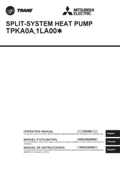 Mitsubishi Electric TRANE TPKA0A.1LA00 Serie Manual De Instrucciones