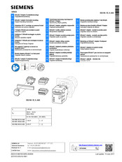 Siemens SIRIUS 3SU1401-1EE20 AA0 Serie Instructivo