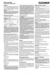 EUCHNER STA3 Serie Manual De Instrucciones
