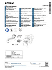 Siemens SIRIUS 3SU140 1E 0 AA0 Serie Instructivo
