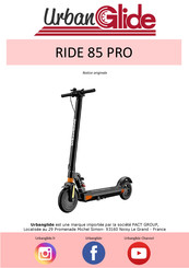 URBANGLIDE RIDE 85 PRO Manual Original