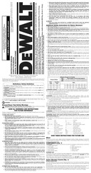 DeWalt D25133 Manual De Instrucciones