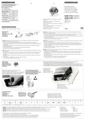 Heidenhain ECN 1113 SSI39r1 Instrucciones De Montaje