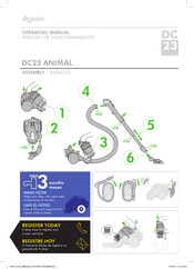 Dyson DC23 ANIMAL Manual De Funcionamiento