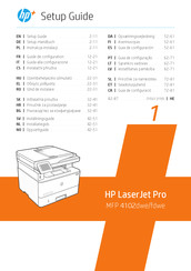 HP LaserJet Pro MFP 4102dwe Serie Guía De Configuración