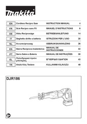 Makita DJR186 Manual De Instrucciones