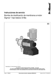 ProMinent Sigma 1 Instrucciones De Servicio