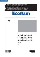 Ecoflam Multiflam 2500.1 Manual Del Usuario