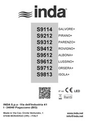 inda PIRANO+ S9212 Manual Del Usuario