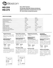 Boston HSi 275 Instrucciones De Montaje