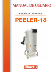 Moretti PEELER-18 Manual De Usuario