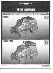 Citadel Warhammer 40.000 ASTRA MILITARUM TAUROX Manual Del Usuario