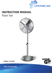 Lifetime Air FD-40M Manual De Instrucciones