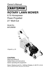 Craftsman 917.370731 Manual Del Propietário