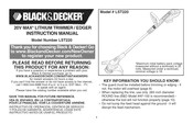 Black and Decker LST220 Manual De Instrucciones