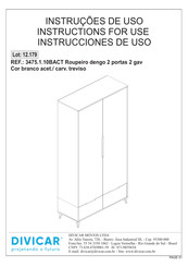 DIVICAR 3475.1.10BACT Instrucciones De Uso