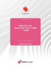 Check Point QUANTUM FORCE 29000 Guía De Introducción