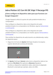 Jabra MOTION UC Guia De Inicio Rapido