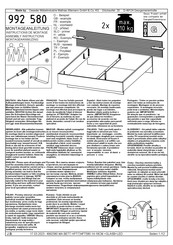 Oeseder Möbelindustrie 992 580 Instrucciones De Montaje