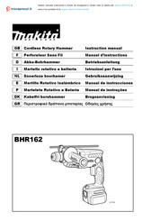 Makita BHR162Z Manual De Instrucciones