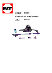 Dyson DC 05 Manual De Instrucciones