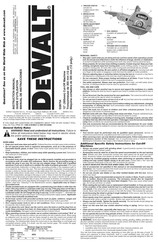 DeWalt D28754 Manual De Instrucciones