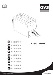 GYS GYSPOT ALU 66 Manual Del Usuario