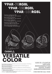 Contest VERSATILE COLOR VPAR-70RGBL Guia Del Usuario