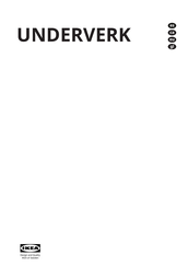 IKEA UNDERVERK Manual De Instrucciones