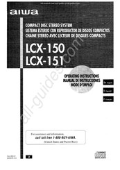 Aiwa LCX-150 Manuales | ManualsLib