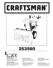 Craftsman 253560 Manual De Las Instrucciones