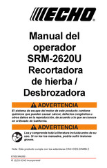 Echo SRM-2620U Manual Del Operador