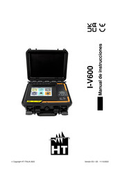 HT Instruments I-V600 Manual De Instrucciones